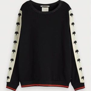 Scotch & Soda Embroidered Tape Sweater